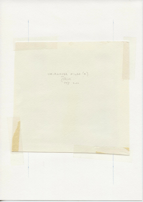 Geiranger Fjord (N.) (Backside)