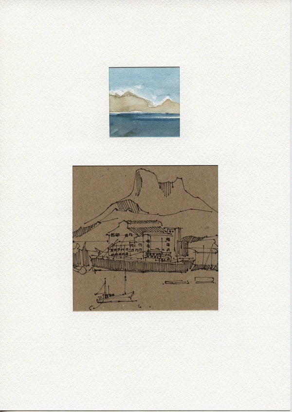 Lofotveggen vanaf Vestfjorden (N.)