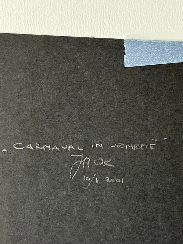 Caranval in Venetië (Backside)