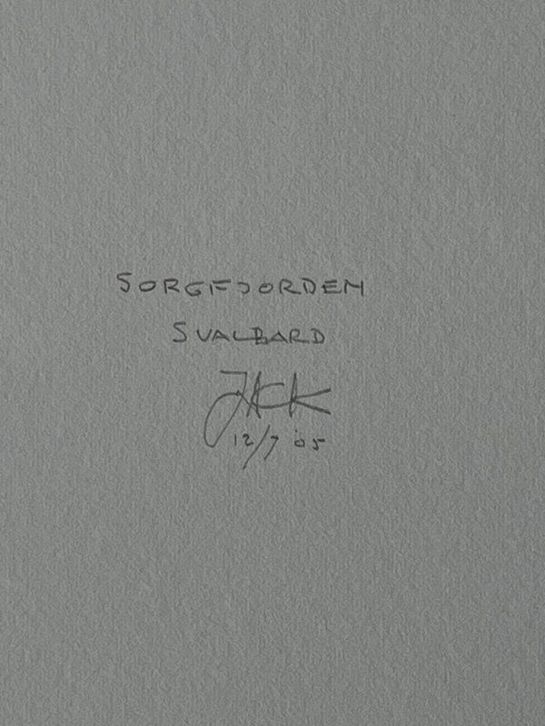 Sorgfjorden Svalbard (Backside)