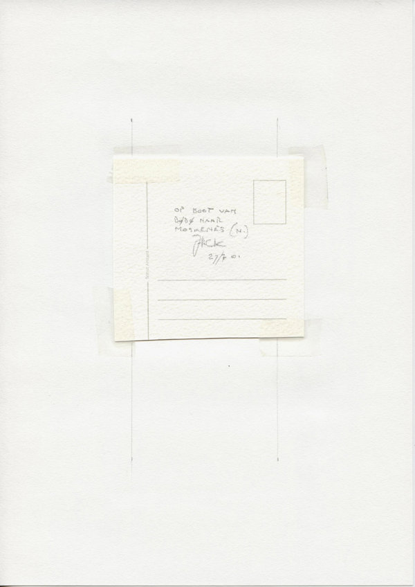 Op boot van Bodø naar Moskenes (N.) (Backside)