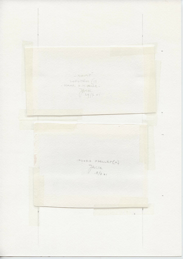 Naust - Lofoten (1) - Naar K.H. Warr (Backside)