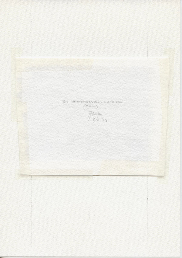 Bij Henningsvær, Lofoten (Noo.) (Backside)