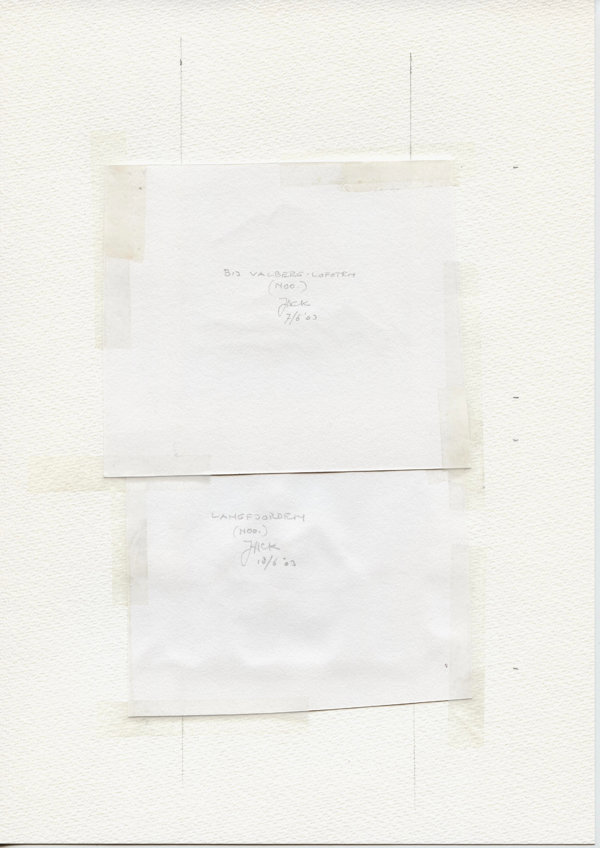 Bij Valberg - Lofoten (Noo.) (Backside)