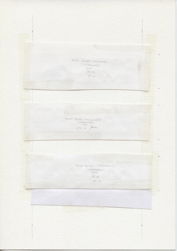 Boot Bodø - Moskenes (Nordland) Noo. (Backside)