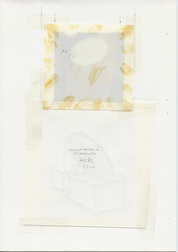 Hommage à Brancusi (Backside)