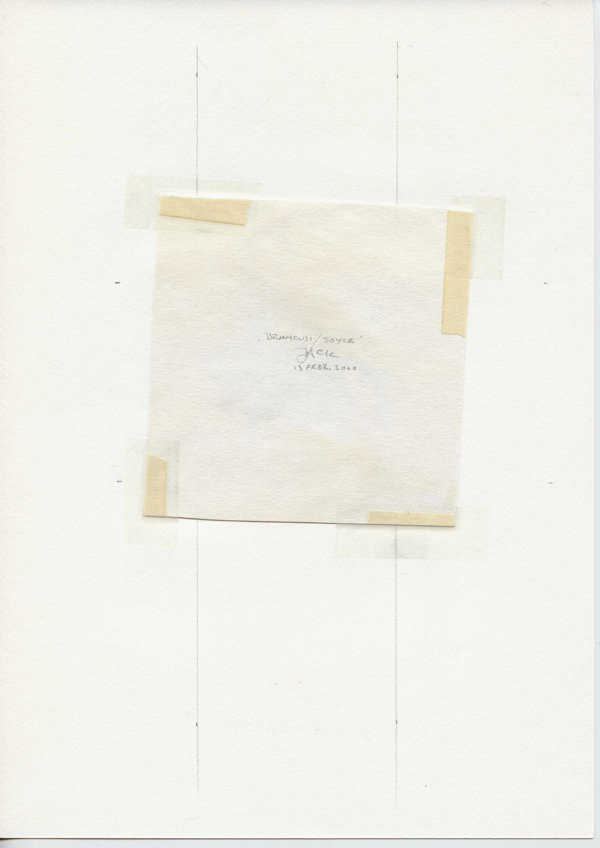 Brancusi / Joyce (Backside)