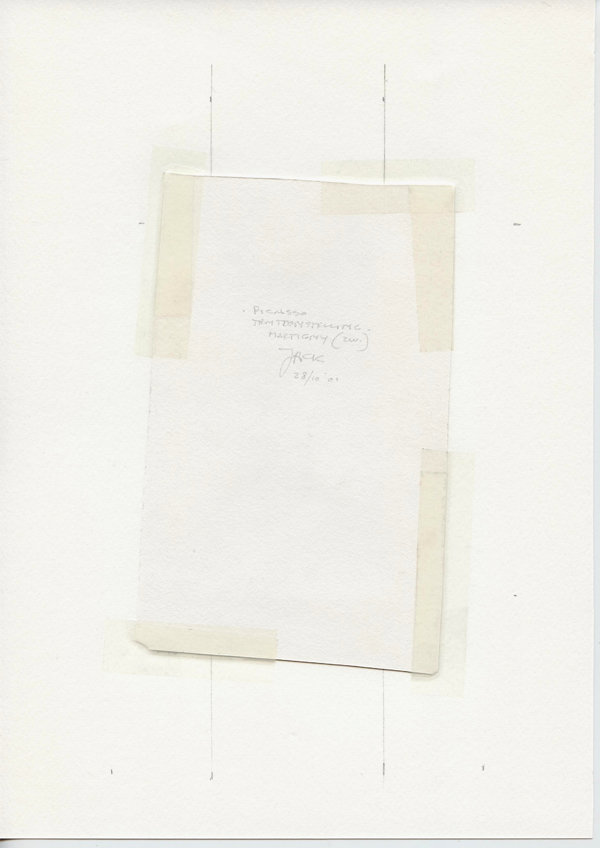 Picasso tentoonstelling Martigny (ZW.) (Backside)