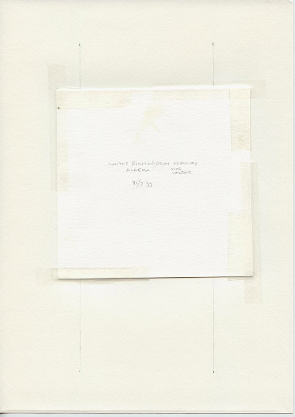 Langs Richardson Highway, Alaska Voor Valdez (Backside)