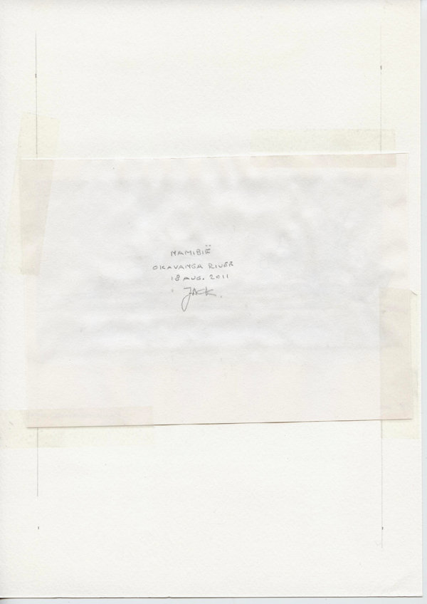 Namibië Okavanga River (Backside)