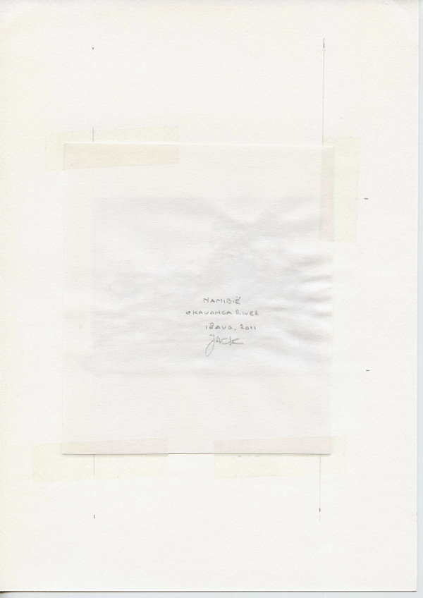 Namibië Okavanga River (Backside)