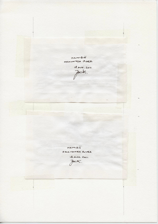 Namibië Okavanga River (Backside)