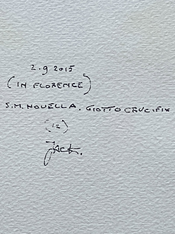 (In Florence) S.M. Novella Crucifix Giotto (12) (Backside)