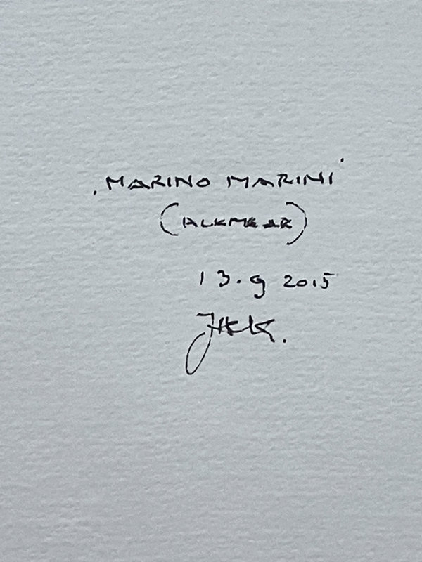 Marino Marini (Alkmaar) (Backside)