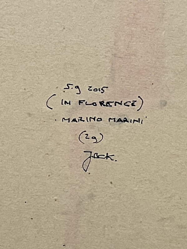 (In Florence) Marino Marini (29) (Backside)