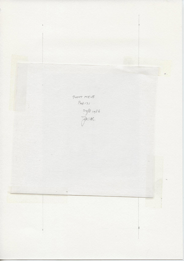 Pont Neuf Parijs (Backside)