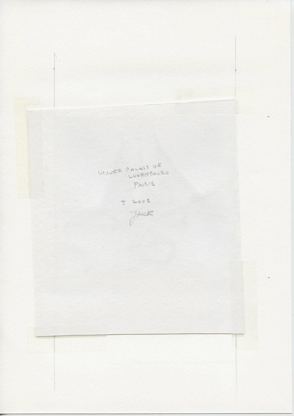 Vijver Palais de Luxembourg Paris (Backside)