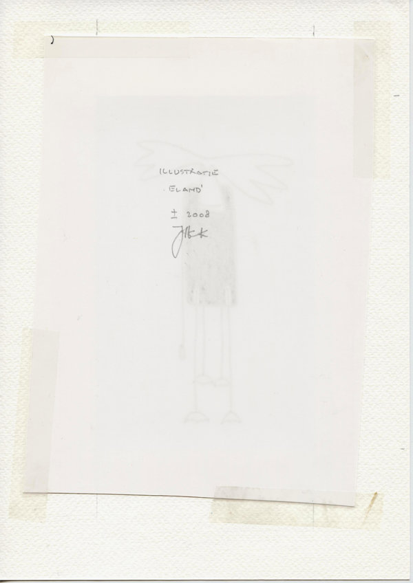 Illustratie Eland (Backside)