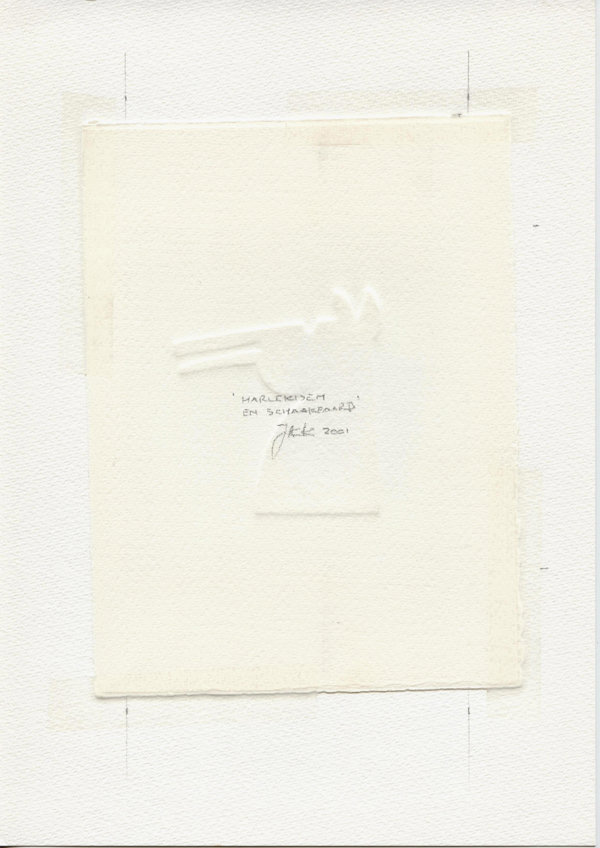 Harlekien en schaakpaard (Backside)