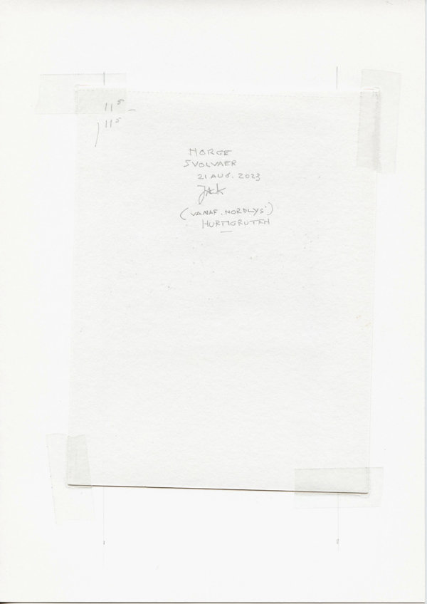 Norge Svolvaer Hurtigruten (Backside)