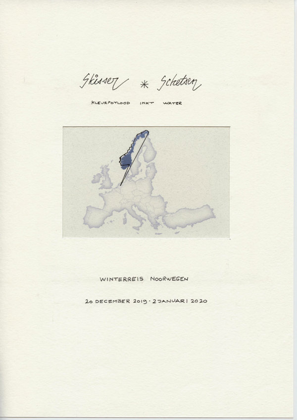 Winterreis Noorwegen titelblad