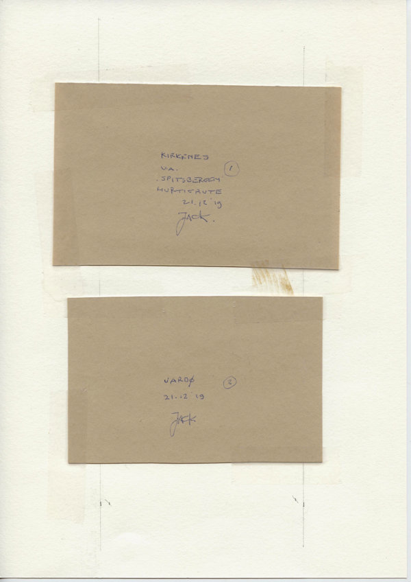 Kirkener v.a. Spitsbergen Hurtitrute (Backside)