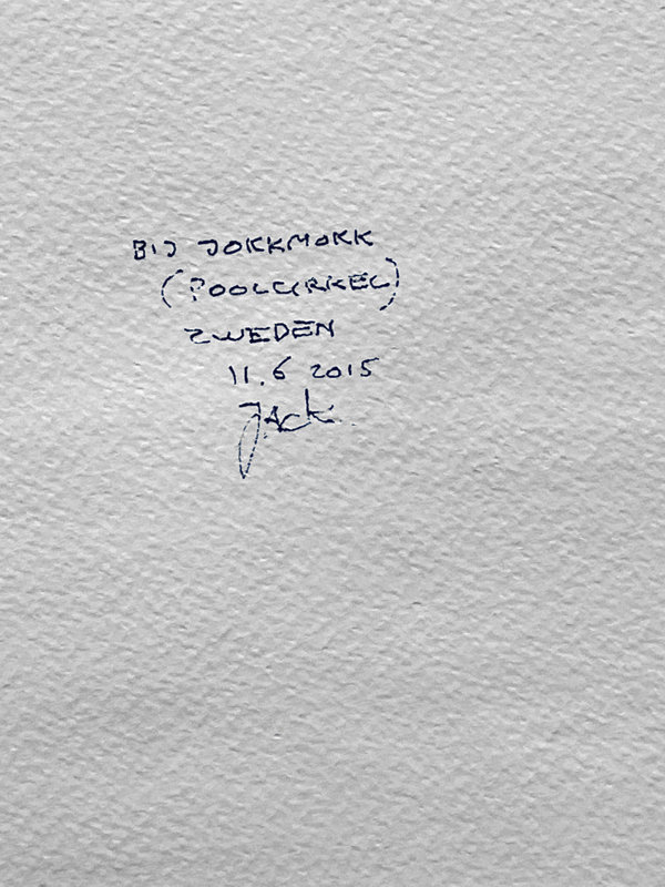 Bij Jokkmokk (Poolcirkel) (Backside)
