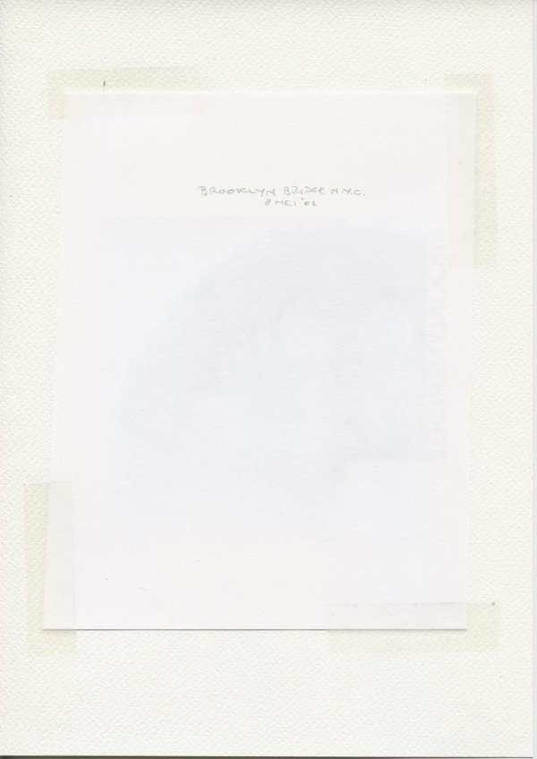 Brooklyn Bridge N.Y.C. (Backside)