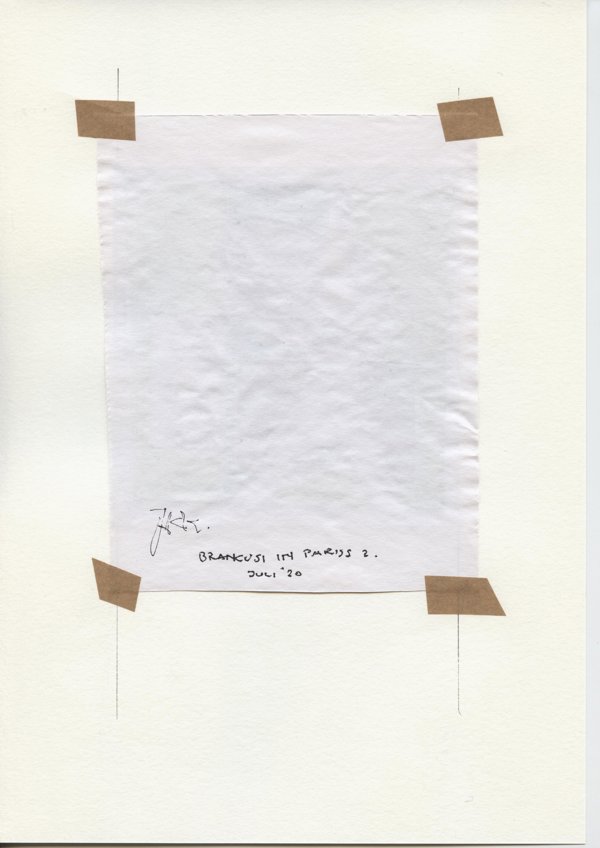 Brancusi in Parijs 2. (Backside)