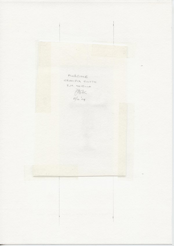 Florence Crucifix Giotto S.M. Novella (Backside)