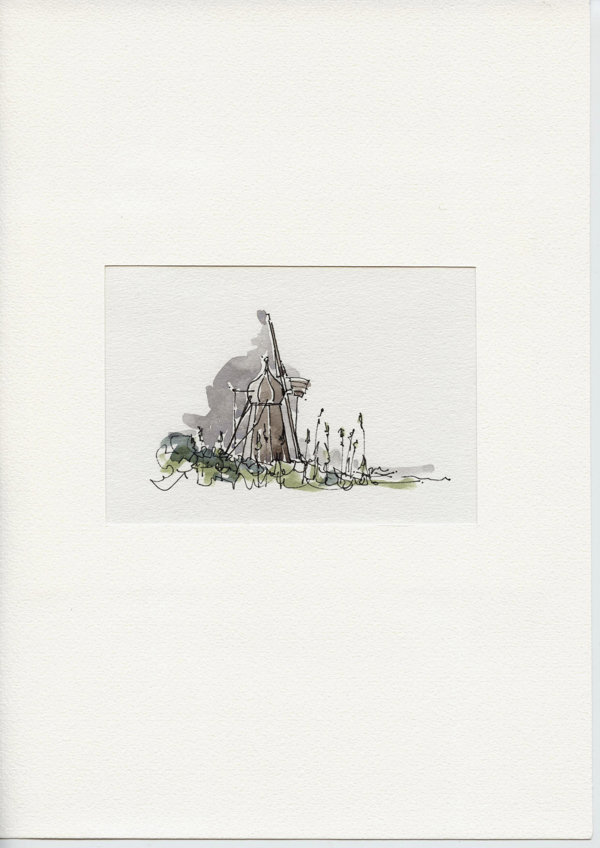 Molen bij Børglum Klooster (Denemarken)