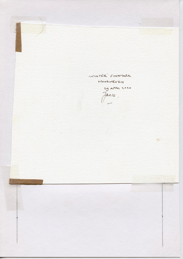 Winter Finnmark Noorwegen (Backside)