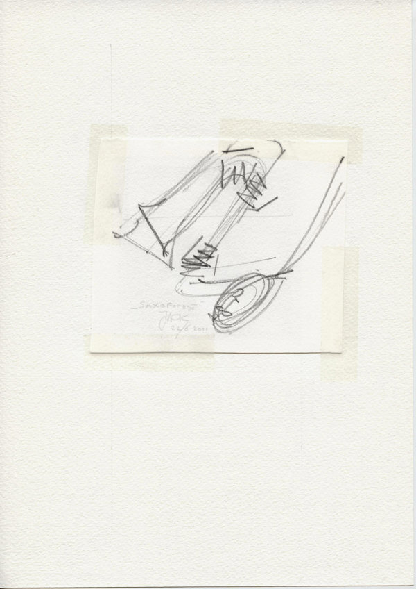 Saxofonist (Backside)