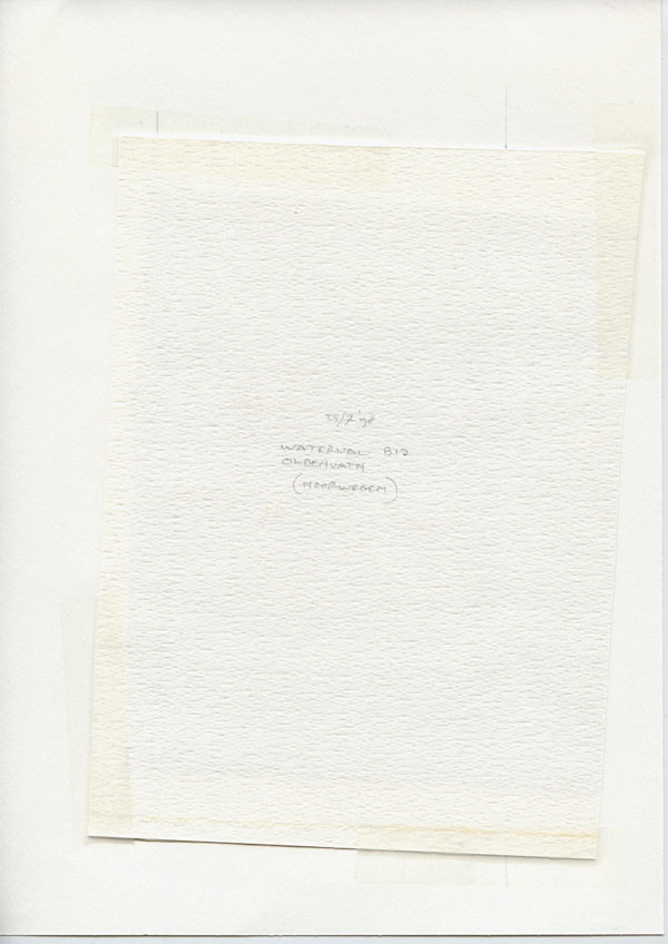 Waterval bij Oldevatn (Noorwegen) (Backside)