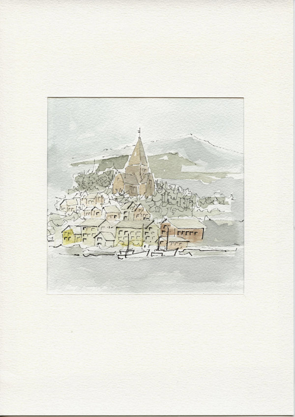 Kristiansund Noorw. (vanaf Trollfjord)