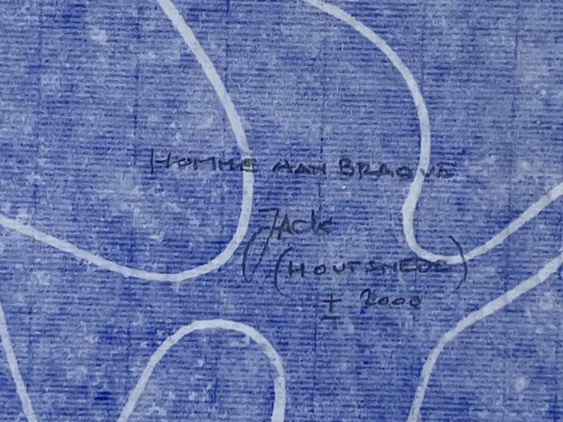 Hommage aan Braque (Backside)