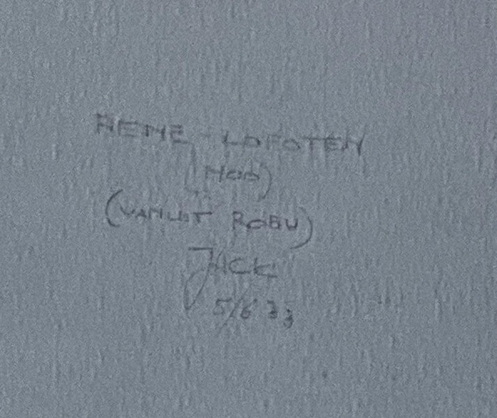 Rene - Lofoten (Noo.) (Backside)