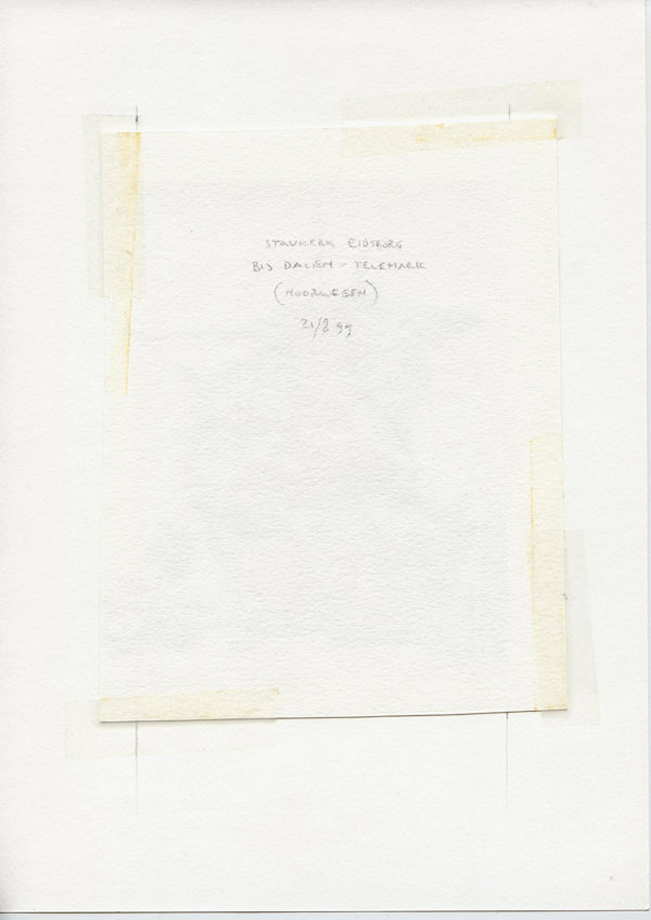 Staukerk Eidsborg - Bij Dalen - Telemark (Noorwegen) (Backside)