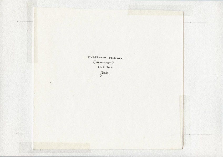 Fyresvath, Telemark (Noorwegen) (Backside)