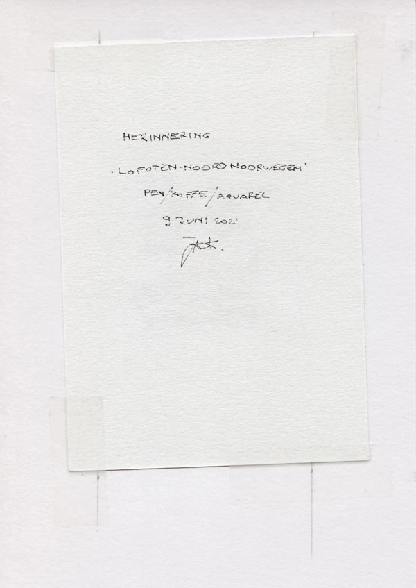 Lofoten - Noord Noorwegen (Backside)