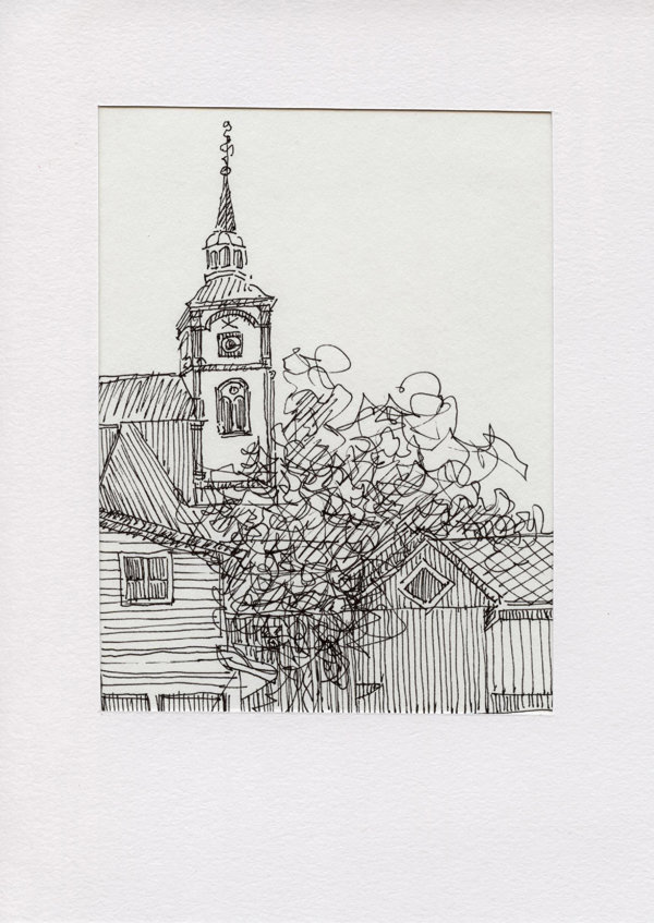 Kerk Røros (Noorwegen)