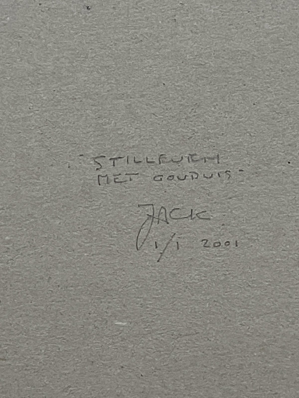 Stillleven met goudvis (Backside)