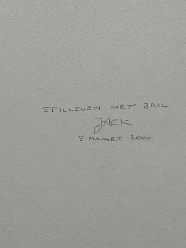 Stilleven met bril (Backside)