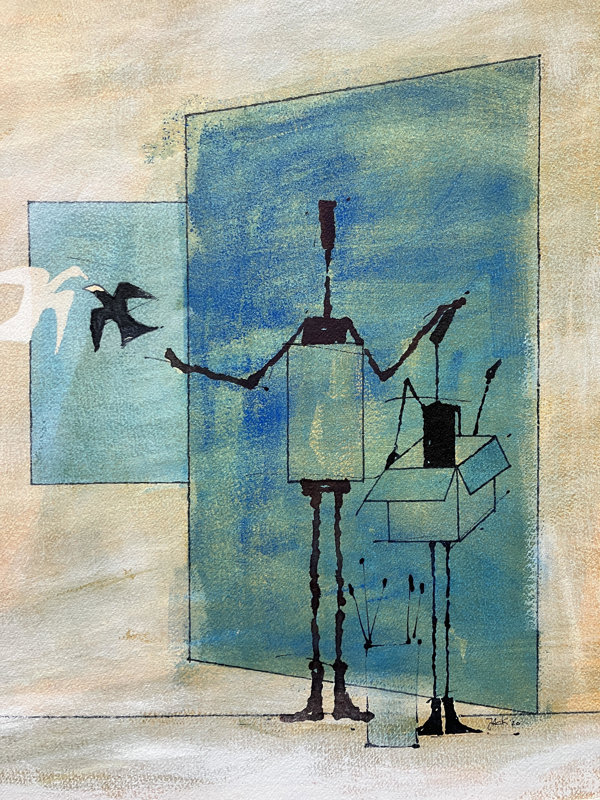 'Ik' en 'Hij' naar het atelier