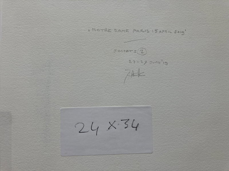 Notre Dame Paris 15 april 2019 (Backside)