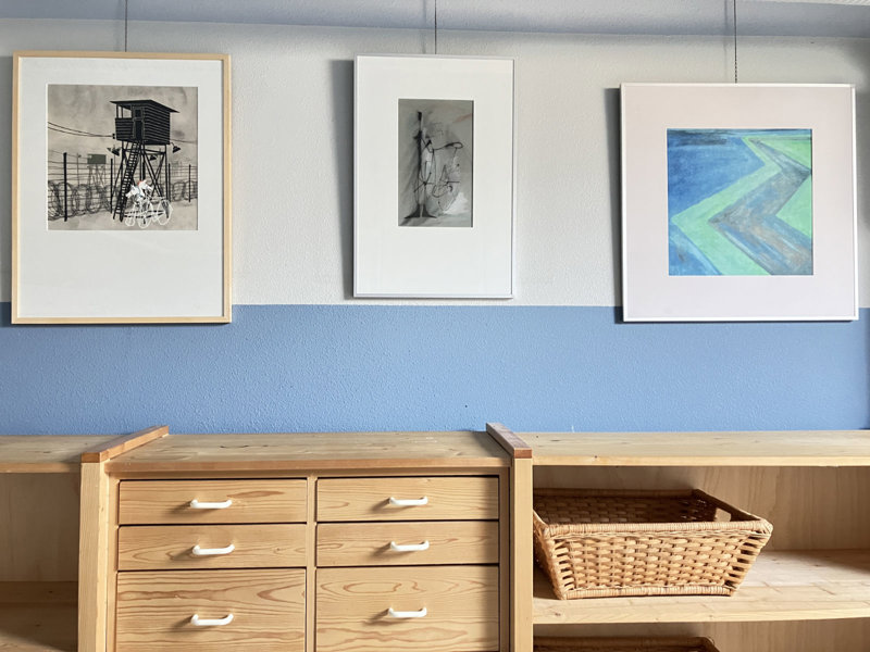 Man met fiets (Backside)