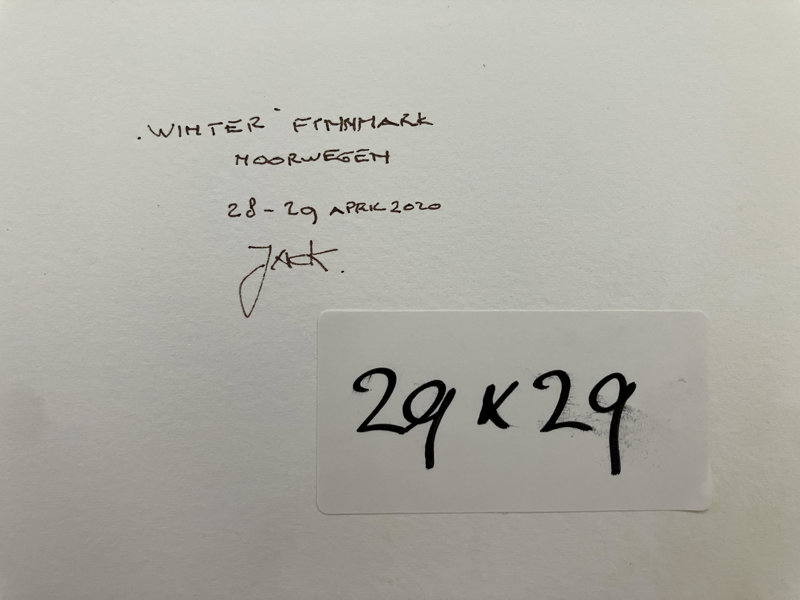 'Winter' Finmark Noorwegen (Backside)