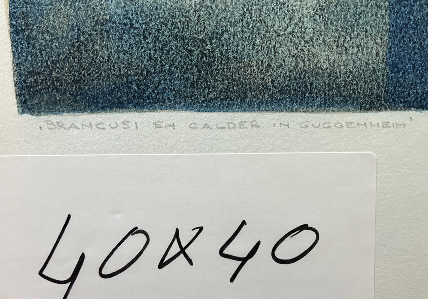 Brancusi en Calder in Guggenheim (Backside)