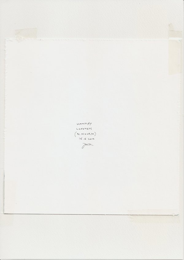 Hamnøy Lofoten (N. Noorw.) (Backside)