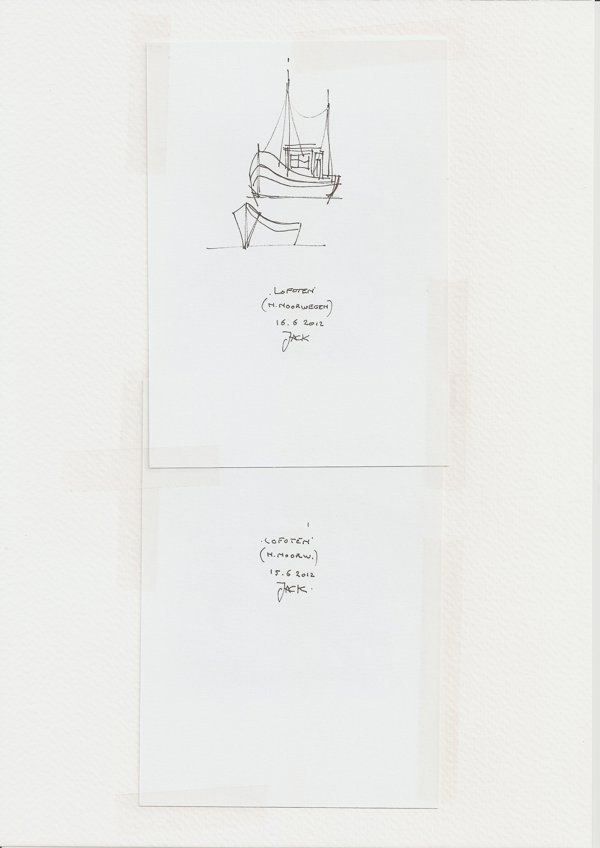 Lofoten (N. Noorwegen) (Backside)